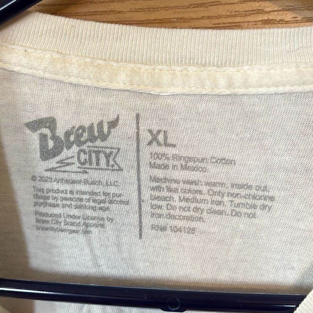 Busch For The Farmers Beer T-Shirt Size XL - Picture 4 of 4